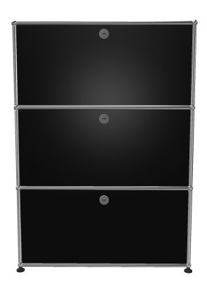 USM Haller Highboard 3 Schubladen Graphitschwarz - FAST DELIVERY